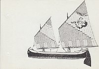 360 Bragozzo d'alto mare - originale Museo della Marineria di Cesenatico